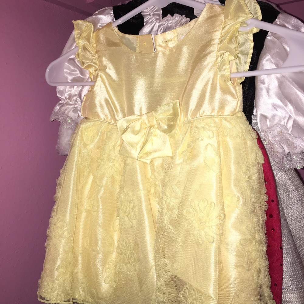 Fancy yellow dress